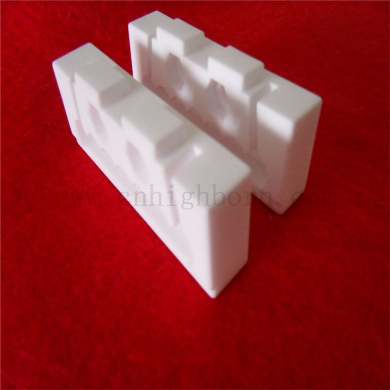 Customized Electrical Insulating 95%al2o3 Alumina Ceramic Block Parts