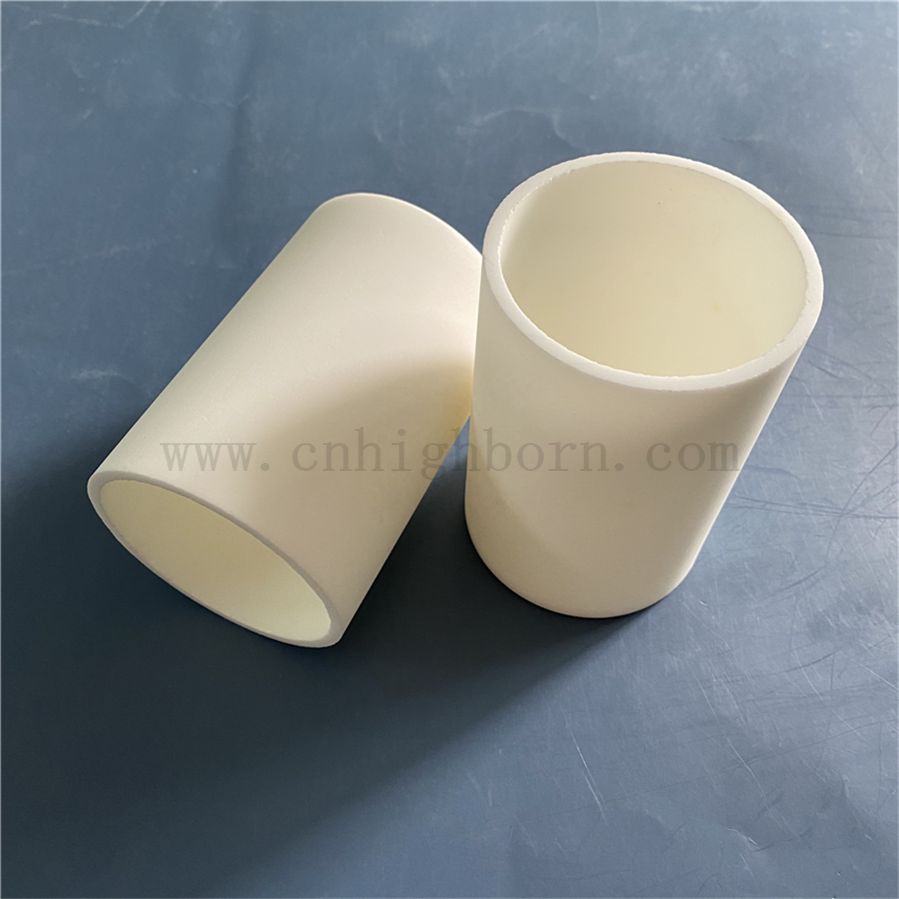 Customized Mgo Magnesia Ceramic Crucible Magnesium Oxide Ceramic Melting Pot Cup