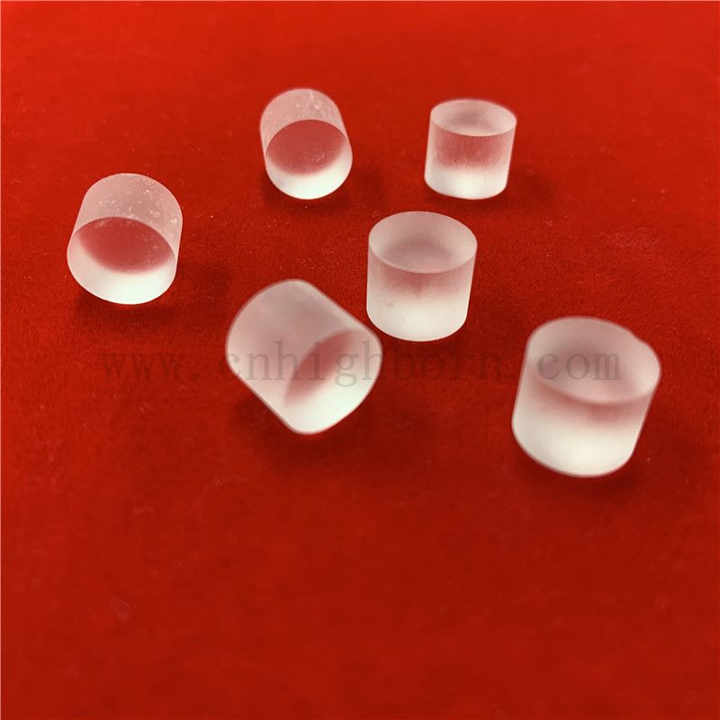 Small Size Sand Blasted Translucent Fused Silica Quartz Glass Rod