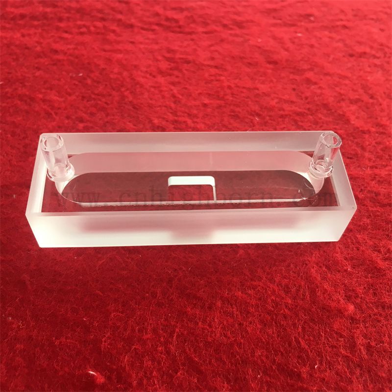 Custom Absorption Cell Hiqh Quality High Precision Clear Optical Glass Cell Micro Quartz Glass Cuvette