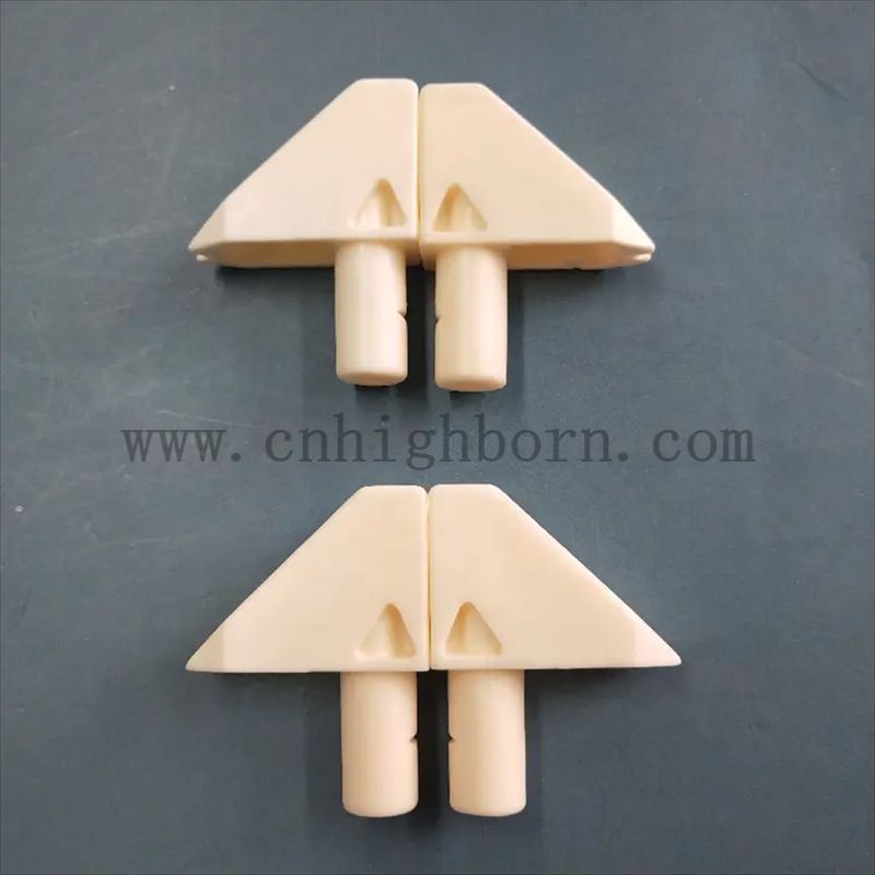 Textile used High Temperature Insulatior Wear Resistant Alumina Oiling Nozzle Ceramic Part