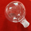 Heat Resistance Quartz Glass Clear Round Bottom Lab Flask