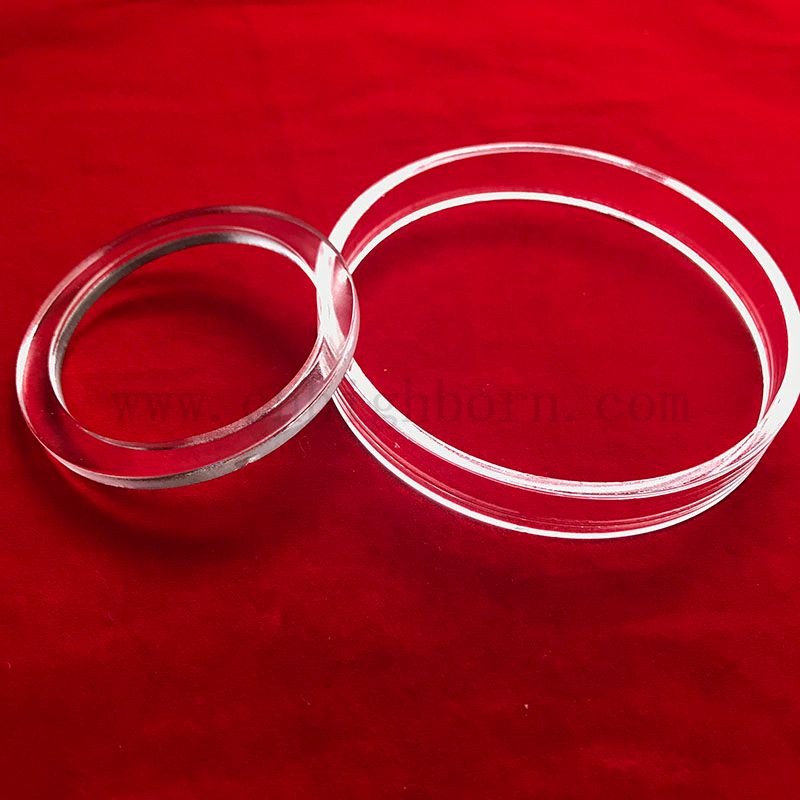 transparent quartz ring