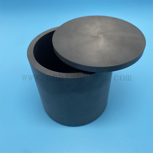 High Strength Si3N4 Ceramic Crucible Silicon Nitride Ceramic Grinding Ball Mill Jar
