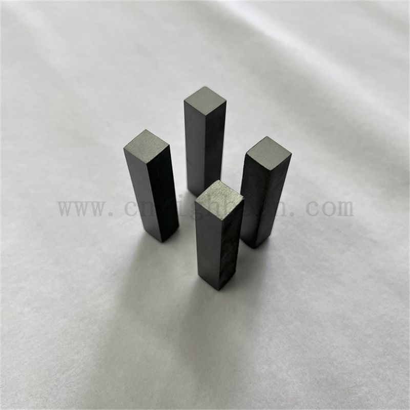 Wear Resistant Reactive Sintered Silicon Carbide RSIC Ceramic Square Shaft Rod