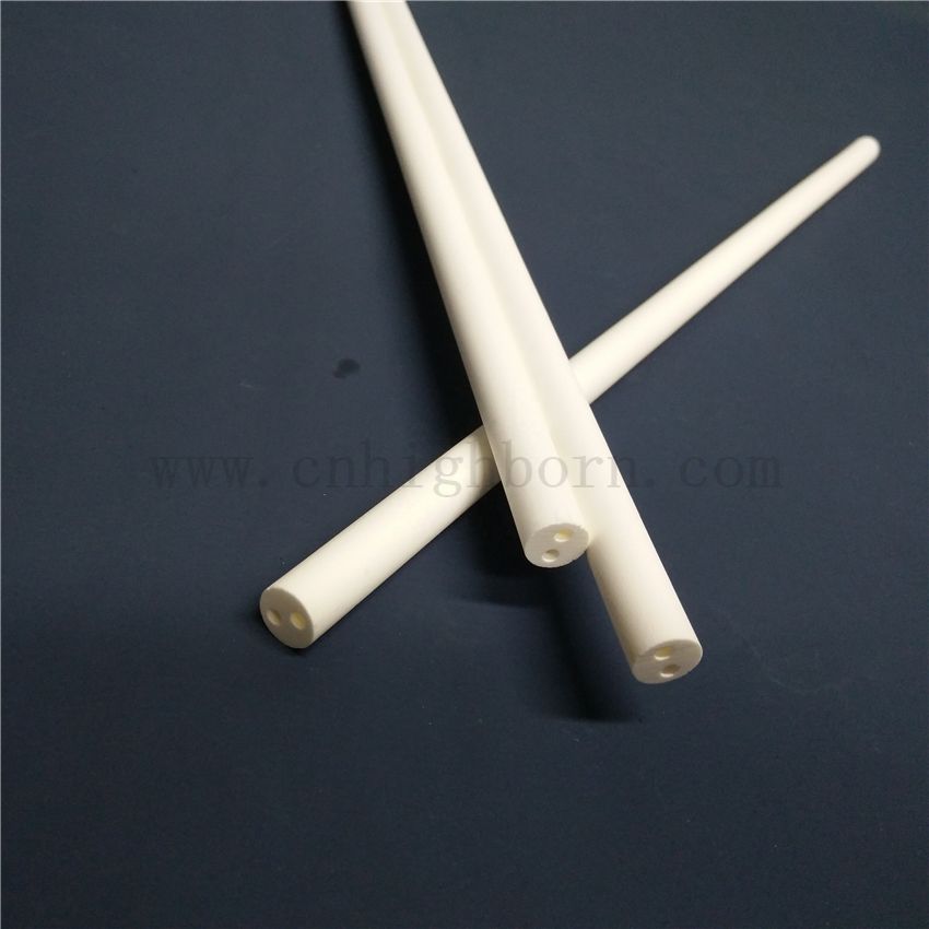 High Purity Magnesium Oxide MgO Ceramic Slender Tubes