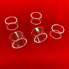 Transparent Polishing Silica Quartz Glass Ring for Chemistry Lab