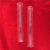 Heat Resistance Transparent UV Quartz Fused Silica Glass Sleeve with Flat Bottom