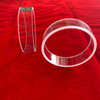 Clear Fused Silica Quartz Glass Insulation Base Flange For Industry 