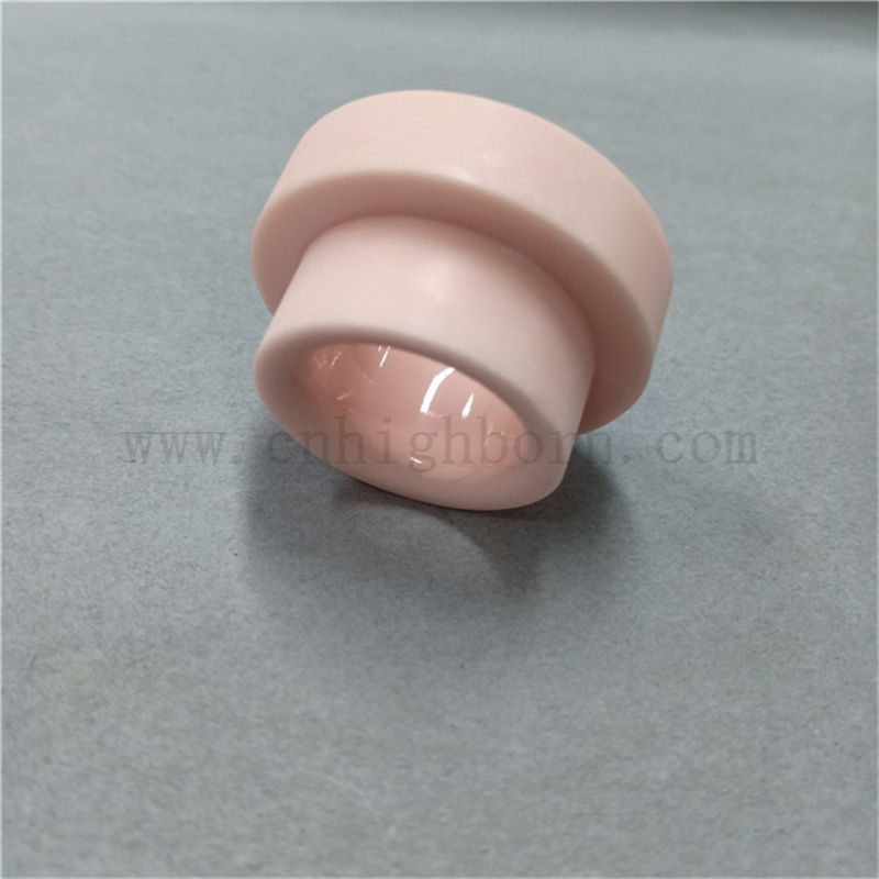 Wear resistance pink 95% alumina ceramic eyelet textile wire guide