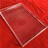 Laboratory Heat Resistance Clear Square Quartz Petri Dish Silica Glass Box 