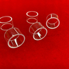 Transparent Polishing Silica Quartz Glass Ring for Chemistry Lab