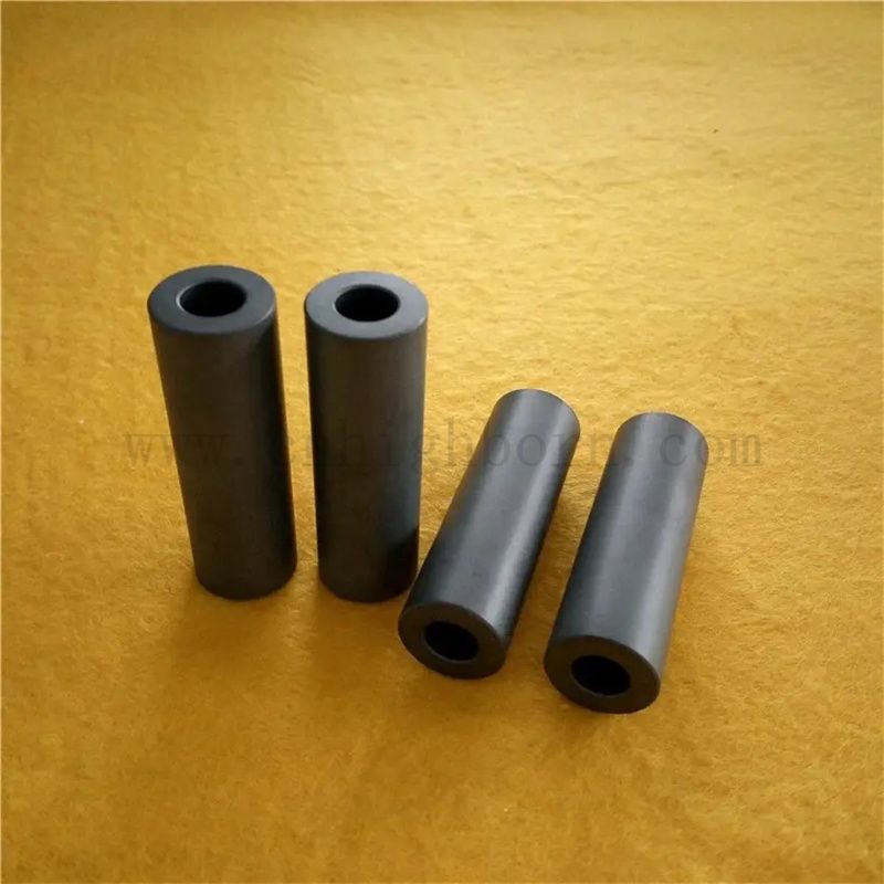 Corrosion resistance sic pipe silicon carbide ceramic sleeve tube for industry