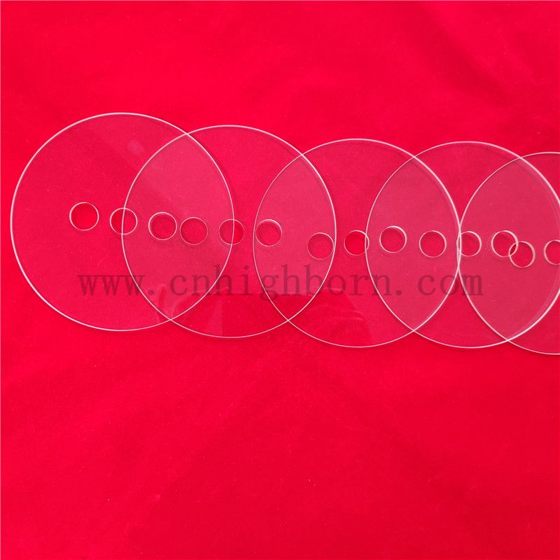 Transparent UV Quartz Disc