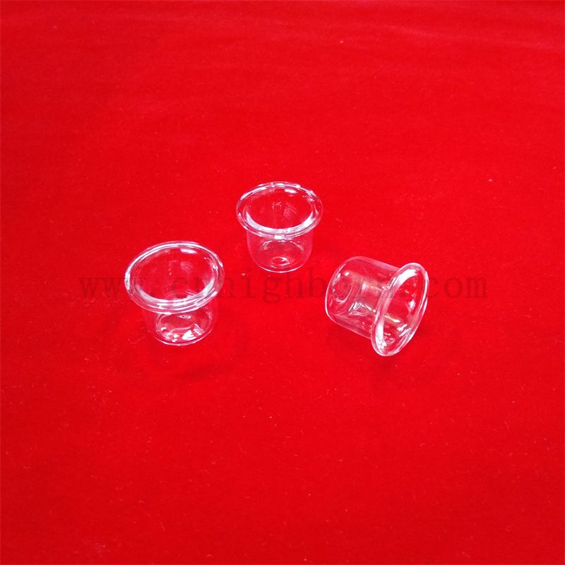 Lab Testing Customized Clear Heat Resistance Quartz Glass Crucible 