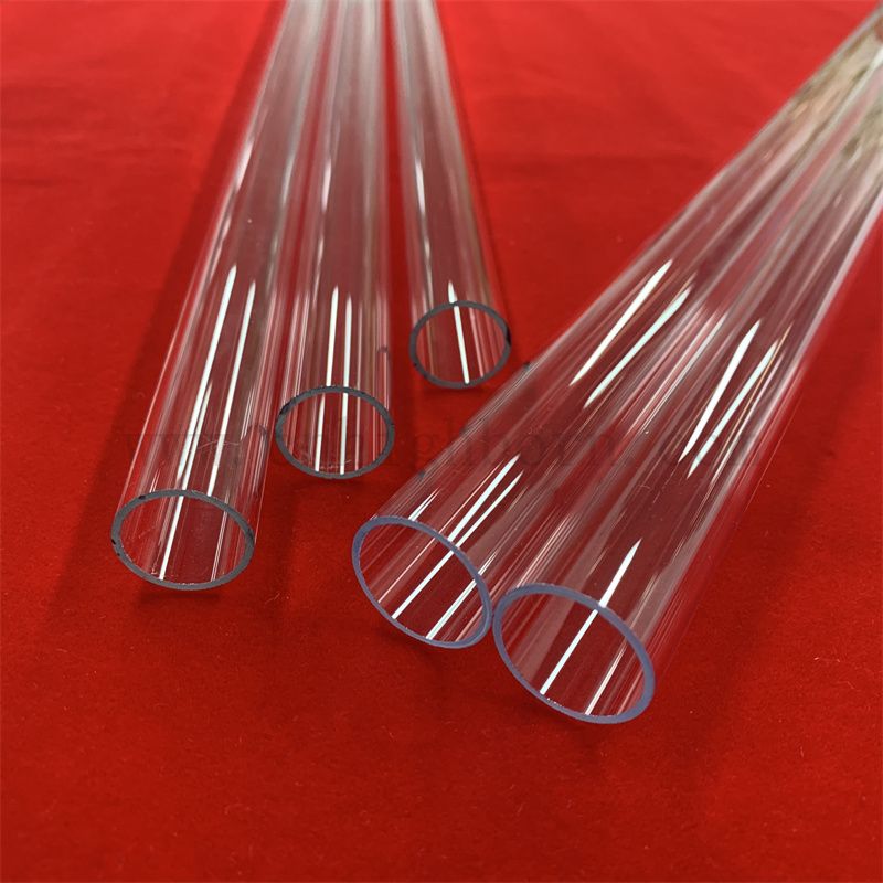 Heat Resistance Manufacturer customize UV-Stop Quartz Glass Tube