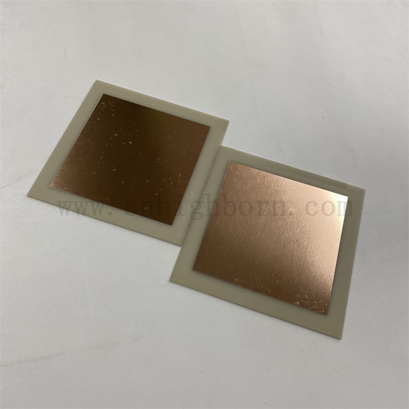 DBC DPC Aluminum nitride metallized ceramic plate with copper