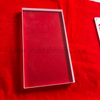 Polished Rectangle Transparent Quartz Glass Slab For UV Curving