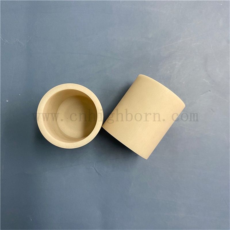 Excellent Thermal Conductivity AIN Aluminum Nitride Ceramic Smoke Oil Heating Crucibles