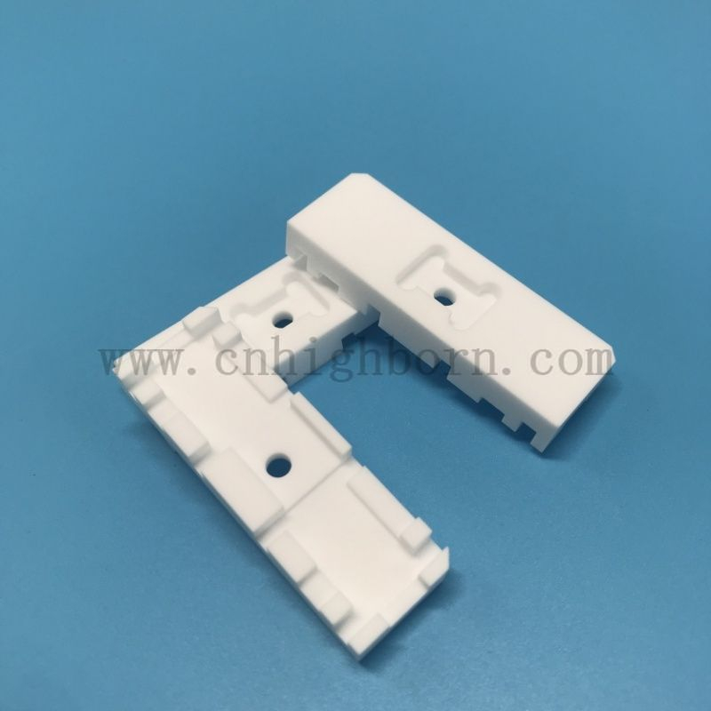 Vacuum Insulation Macor Ceramic Part White Machinable Glass Ceramic Structural Components