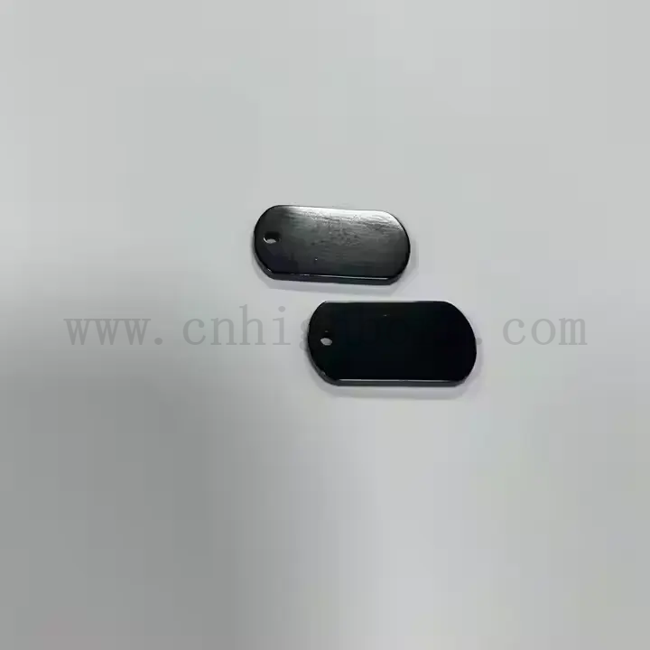 Customized Black Zirconia Plate Polished ZrO2 Ceramic Piece