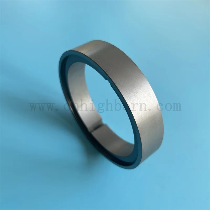 Insulator Silicon Carbide Bush Reaction Sintered Black SiC Ceramic Ring
