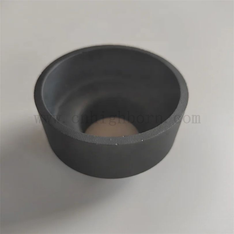 Customize silicon carbide sic ceramic sleeve bush rbsic bushing
