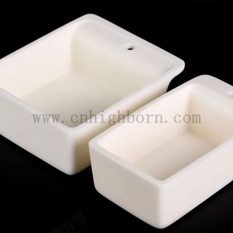 1.5-175ml Rectangular Corundum Al2O3 Ceramic Boat Alumina Crucible Pot for Laboratory Scientific Research