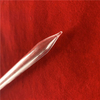 Heat Resistance Clear High Purity Quartz Tube Silica Glass Pipe with Point Ends