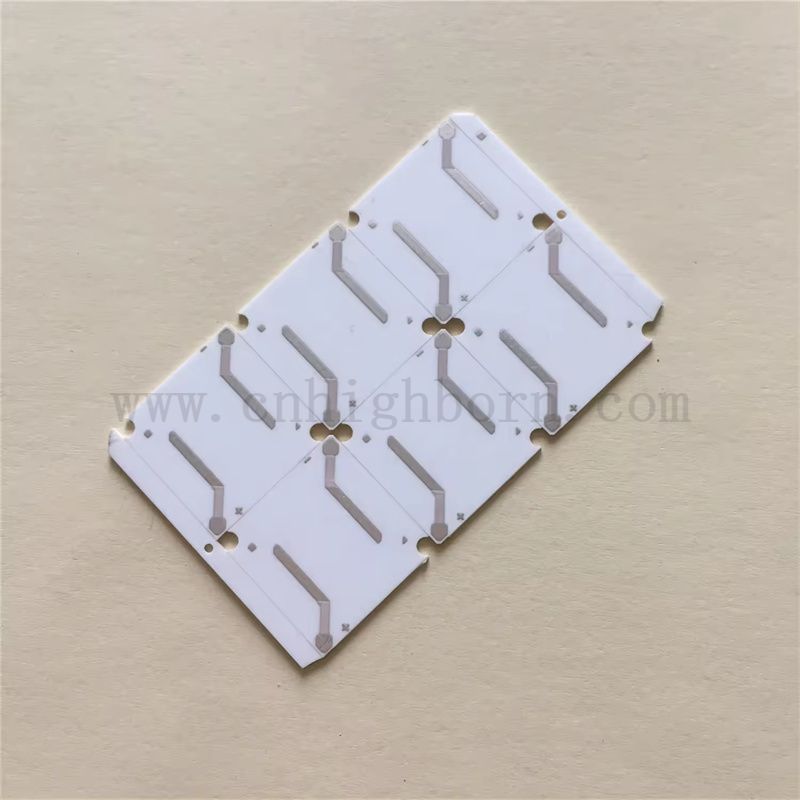 Customized Electronic Ceramic PCB Circuit Board with Aluminum Nitride Substrate