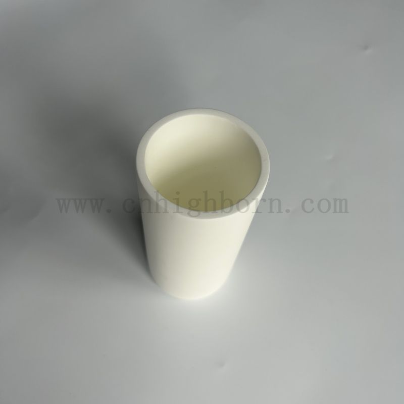 High Purity Magnesium Oxide Ceramic Crucible Customized MgO ceramic Pot