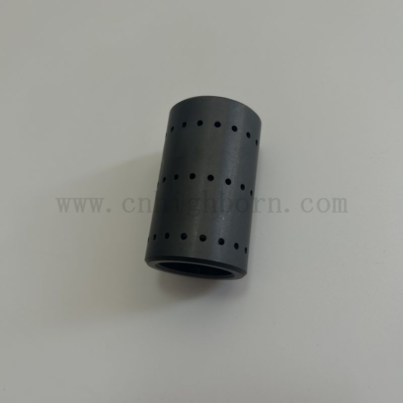 Customized SiC Ceramic Tube Silicon Carbide Tubing with holes