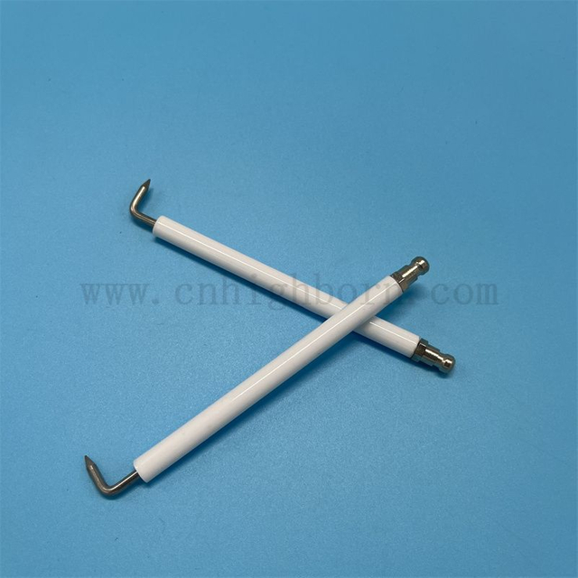 95 Alumina Electrode Ignition Glazed Insulator Al2O3 Ceramic Spark Plug Igniter