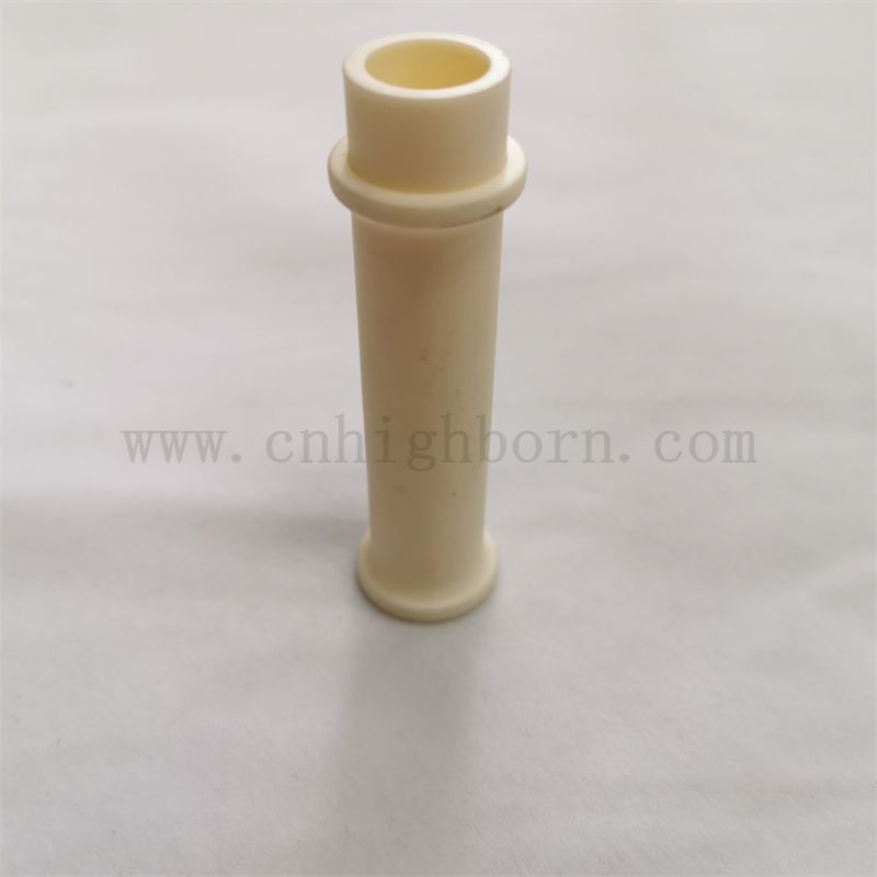 High Temperature 99% Al2O3 Alumina Ceramic Furnace Flange Tube