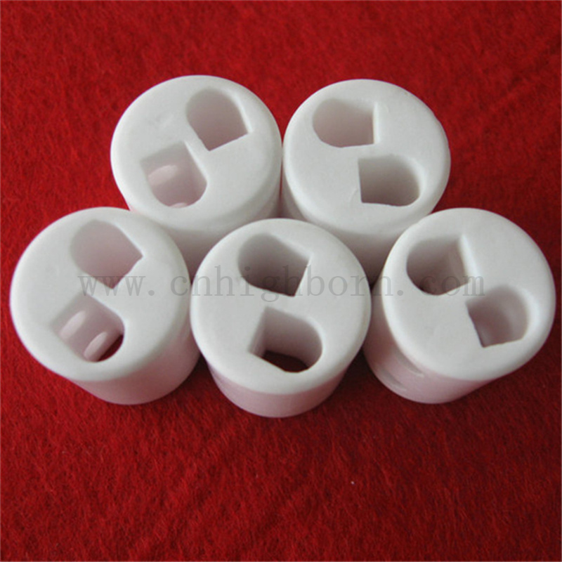 Irregular Alumina Cylinder Customized Al2O3 Ceramic Rod Special-shaped Tube