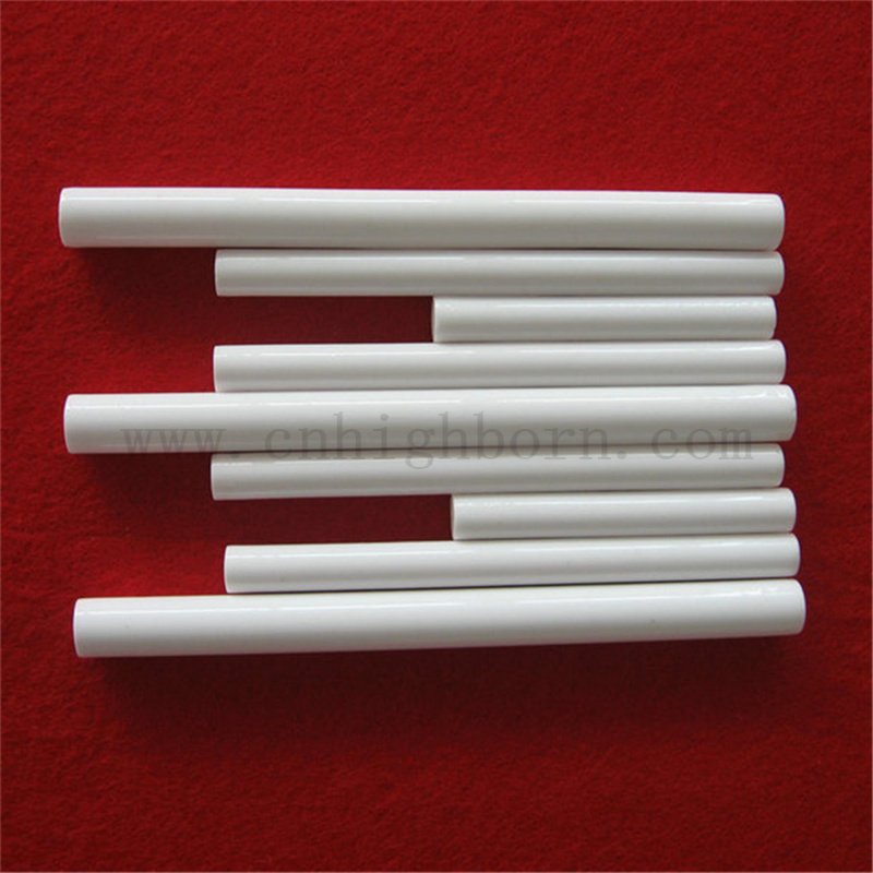 Customized Alumina Electrode Tube Glazed Al2O3 Ceramic Igniter Pipe