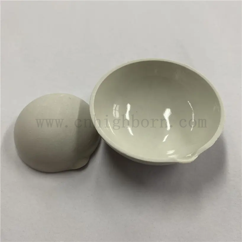 Stock 60mm Laboratory Glazed Porcelain Ceramic Volatile Dish 