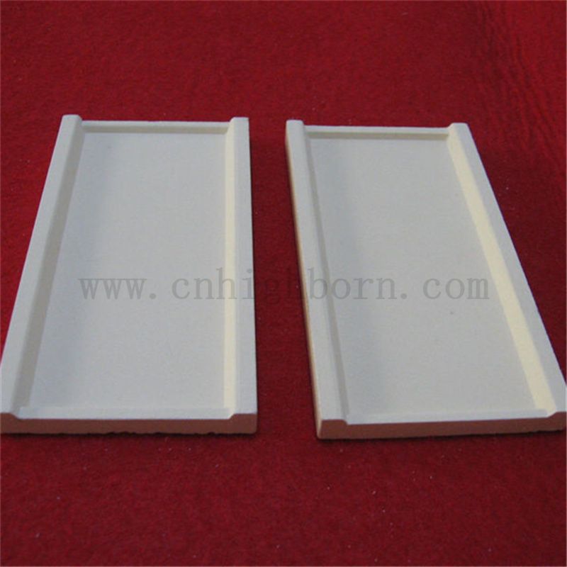 Insulator Calcium Stability Zirconia Sagger Customized Refractory ZrO2 Ceramic Tray