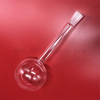Transparent Long Neck Quartz Glass Round Bottom Flask 500ml