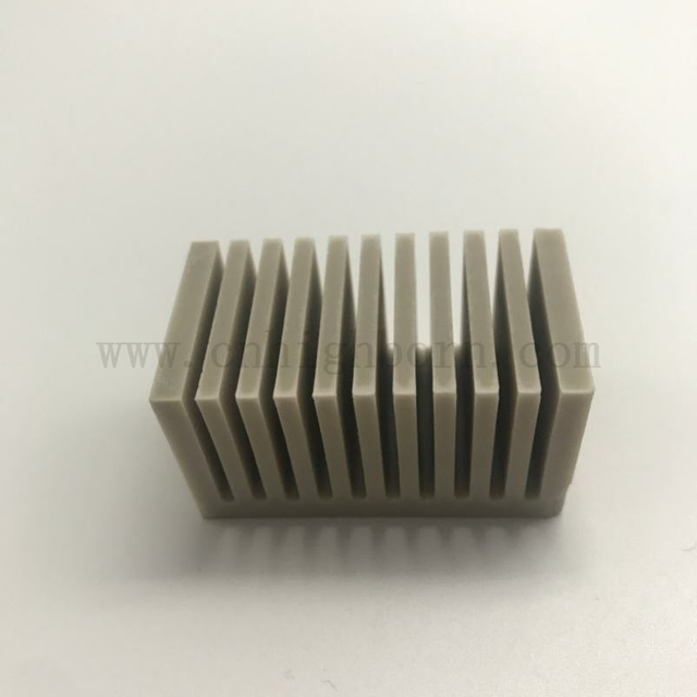 Industrial Ceramic AlN Aluminium Nitride Parts Heat Sinks And Heat Spreaders Parts