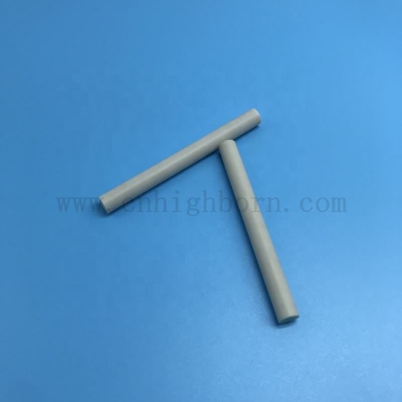 Aluminum Nitride AlN Ceramic Rod 170W/mK Heat Transfer Ceramic Shaft Bar