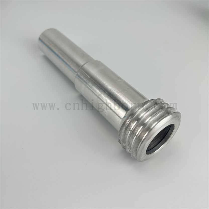 Boron Carbide Sandblast Nozzle Abrasive Blasting Nozzle Single Inlet Venturi B4C Carbide Sprayer for Blasting Pots