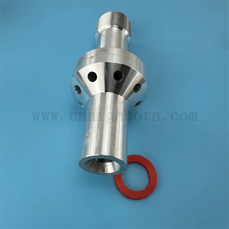 Boron Carbide Ceramic Sandblasting Nozzle for Double Air Inlet Sandblasting Equipment Head