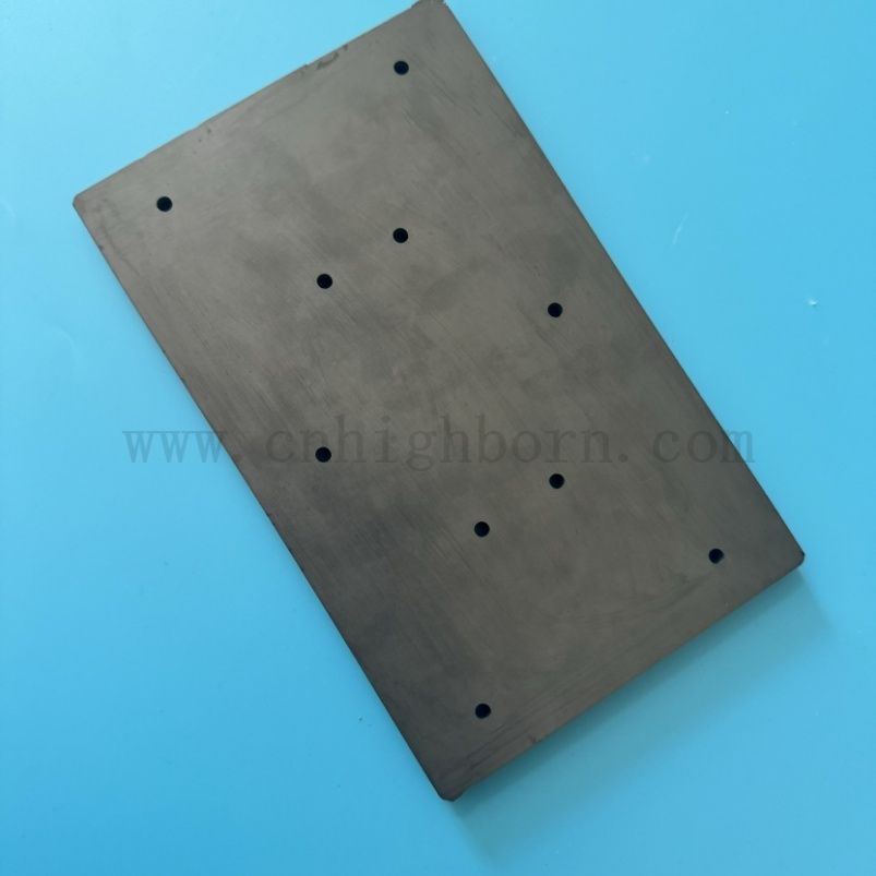 Precision Machining Holes Silicon Carbide Ceramic SiC Plates