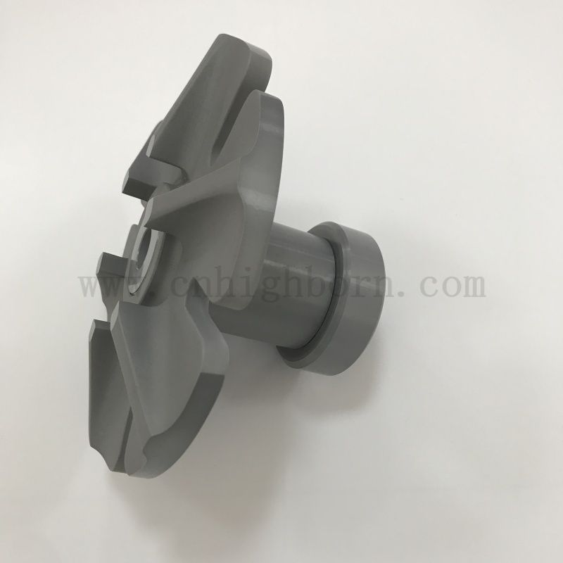  High Temperature Silicon Nitride Ceramic Degassing Rotor Si3N4 Impeller