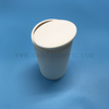 Al2o3 Cylindrical Ceramic Melting Crucible Alumina Pot with Good Sealing Performance T-shaped Lid Cap