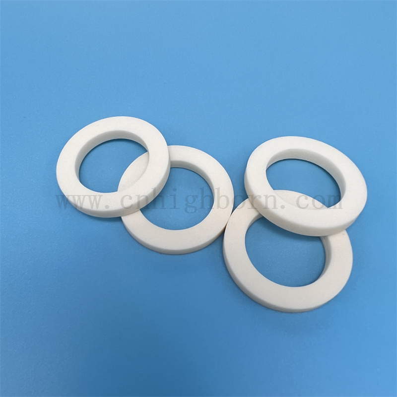 99 Alumina Sealing Ring Insulation Customized Al2O3 Ceramic Hoop