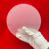 Fused Silica Frosted Quartz Glass Plate Round Quartz Wafer