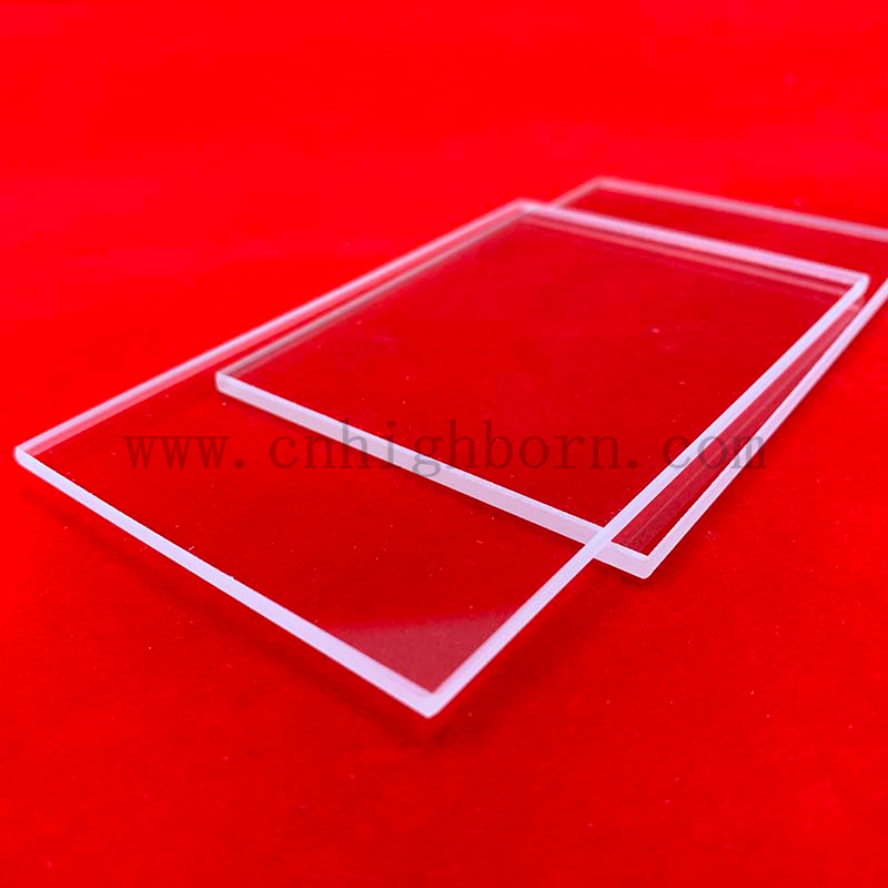 Quartz Glass Rectangle Plate