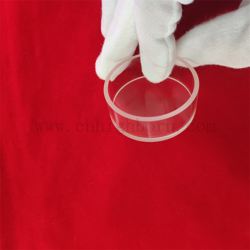 Clear Quartz Cells for Reflection Measurements 12ml Cylindrical Glass Cells Round Spectrophotometer Quartz Cuvette